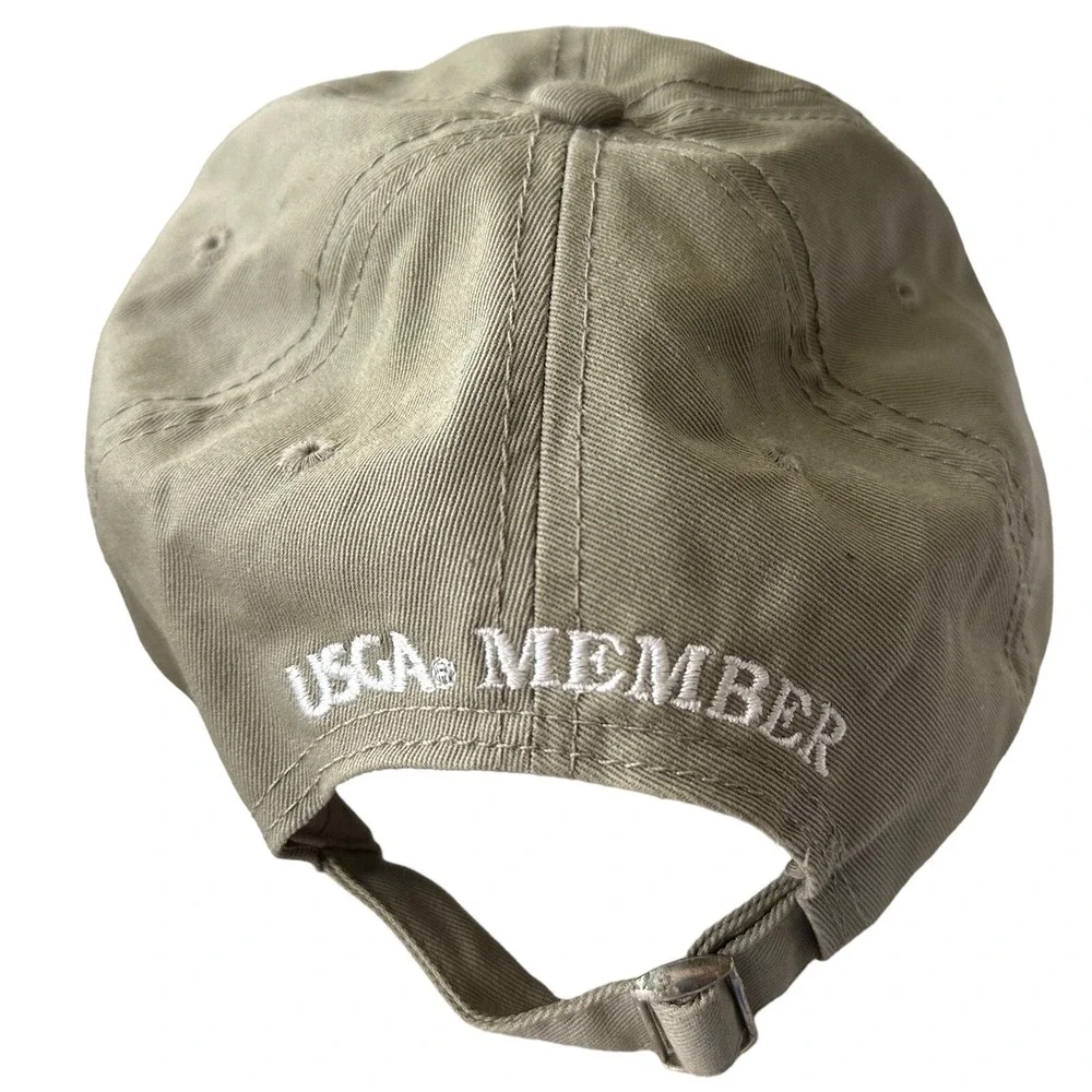 US Open Merion Golf Club 2013 Adult Hat Beige Adjustable USGA Member‎ Cotton Cap